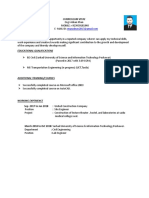 Civil Engineer CV Format