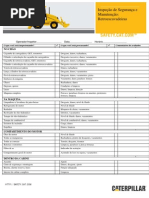 Safety Maintenance Checklist-Backhoe