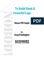 How To Build Sleek & Powerful Legs: Bonus PDF Guide