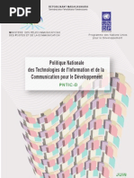 Politique Nationale Des Technologies de L'information Et de La Communication Pour Le Développement (PNTIC-D), (Juin 2005)