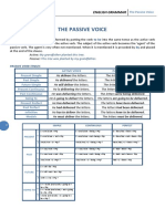 The Passive Voice ANSWER KEYS