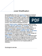 Social Stratification: Sociological Overview