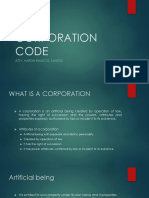 Corporation Code: Atty. Aaron Bailey G. Santos