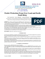 Feeder Protection From Over Load and Earth Fault Relay