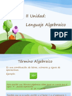 Lenguaje Algebraico