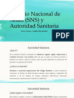 Servicio Nacional de Salud (SNS) y Autoridad Saitaria