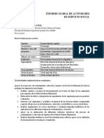 Informe Global de Actividades