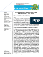 Determination of Hydroquinone Content in Skin-Lightening Creams in Lagos, Nigeria