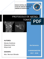 Protocolo de Artro-Tc