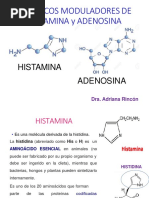 2019 Unidad 2 A Farmacos Moduladores de Histamina Adenosina