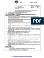 CS334 Network Programming Lab PDF