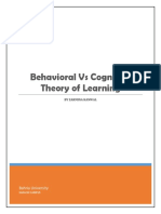 Behavioral Vs Cognitive Approach