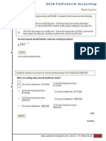 ACCA F3 Financial Accounting Mock Exam Questions