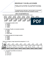 Pruebas Acumulativas Grado Primero