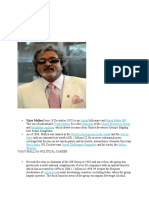 Vijay Mallya (Born 18 December 1955) Is An