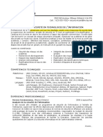 712d1241725984 Exemples de CV Canadiens Francophones Microsoft 20word 20 20ti Securit E9 Exemple 20cv Ca F PDF