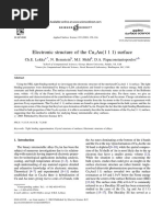 Electronic Structure of The Cu Au (1 1 1) Surface: Ch.E. Lekka, N. Bernstein, M.J. Mehl, D.A. Papaconstantopoulos