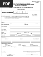 2nd Revision Application Form For Accreditation Exam of Contractors Consultants Me (Revised)