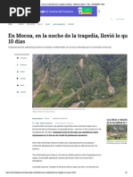 Causas Ambientales de La Tragedia en Mocoa - Medio Ambiente - Vida