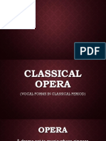 Classical Opera