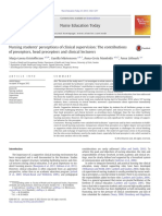 Perception of Clinical Supervision PDF