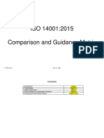 ISO 14001:2015 Comparison and Guidance Matrix: © URS 2015 Page 1 of 28