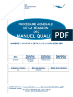 Procédure Générale de La Mission OPC