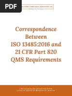 ISO Comparison Matrix 