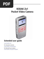 Kodak Zx1 Pocket Video Camera: Extended User Guide