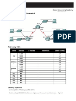 Lab 3.5.2: Subnetting Scenario 1: Topology Diagram