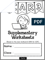 (SJK) Year 3 Supplementary Worksheets PDF