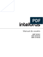 Manual Sistema Alarme Intelbrás AMT-2018EG PDF