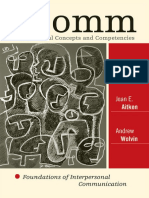 (Roy - Berko, - Joan - E. - Aitken, - Andrew - Wolvin) - ICOMM - Interpersonal Concepts and Competencies Foundations of Interpersonal PDF