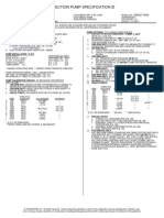 Injection Pump Specification ©: Use Latest Revision For All Referenced Documents