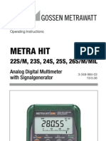 Metra Hit: 22S/M, 23S, 24S, 25S, 26S/M/MIL