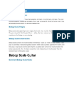 Bebop Scale Guitar PDF