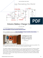 Arduino Solar Battery Charge Controller