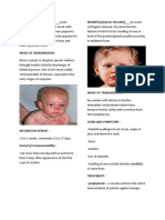 Chicken Pox (Varicella) - Acute MUMPS (Epidemic Parotitis) - An Acute