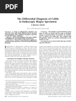 The Differential Diagnosis of Colitis in Endoscopic Biopsy Specimens