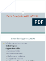 Path Analysis Using AMOS