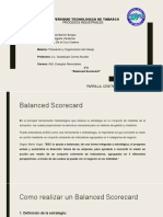 Notas para Presentacion de Balanced Scorecad UTTAB