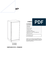 Operation Manual: Refrigerator - Freezer