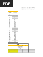 Base de Datos para Calcular Llaves y Conductores