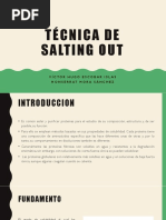 Técnica Salting Out