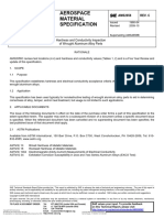 AMS 2658 Hardness Conductivity, Aluminum Alloys