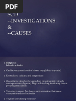 SCD - Investigations & - Causes