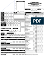 Character Record Sheet: Spell Resistance