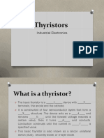 Thyristors PDF