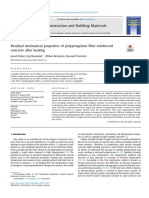 Residual Mechanical Properties of Polypropylene Fiber Reinforced