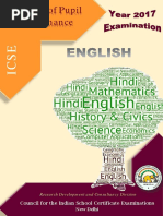 English ICSE-17 PDF